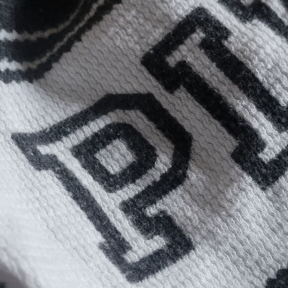 Victoria Secret PINK Logo Snap Ribbed Henley Short Sleepwear Dress S - Picture 3 of 4